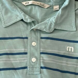 Travis Mathew Light Green Polo Shirt